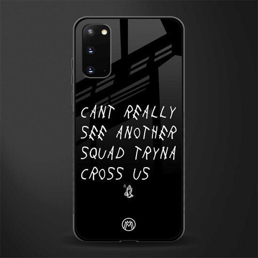 dope squad glass case for samsung galaxy s20 image