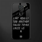 dope squad glass case for redmi note 9 image