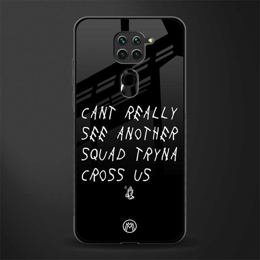 dope squad glass case for redmi note 9 image