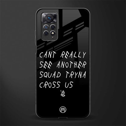 dope squad glass case for redmi note 11 image