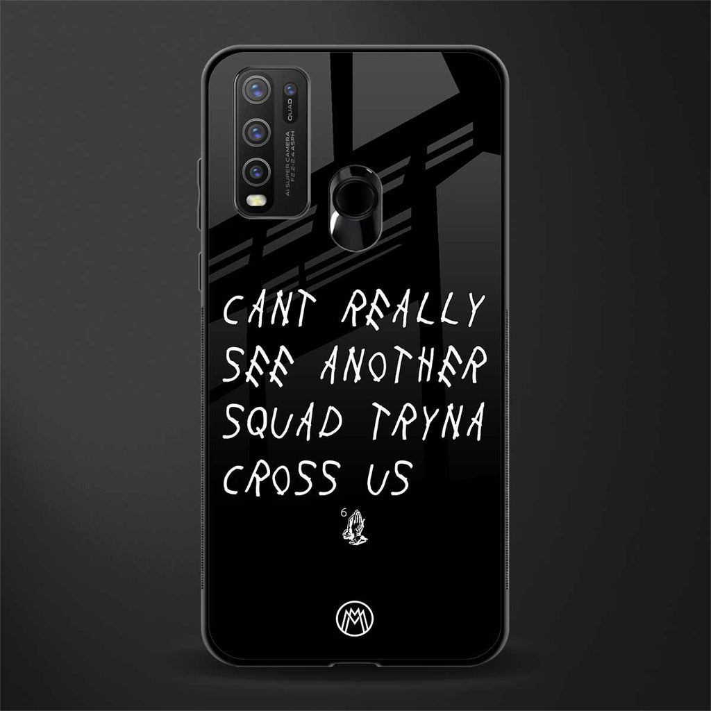 dope squad glass case for vivo y50 image