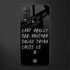 dope squad glass case for vivo y50 image