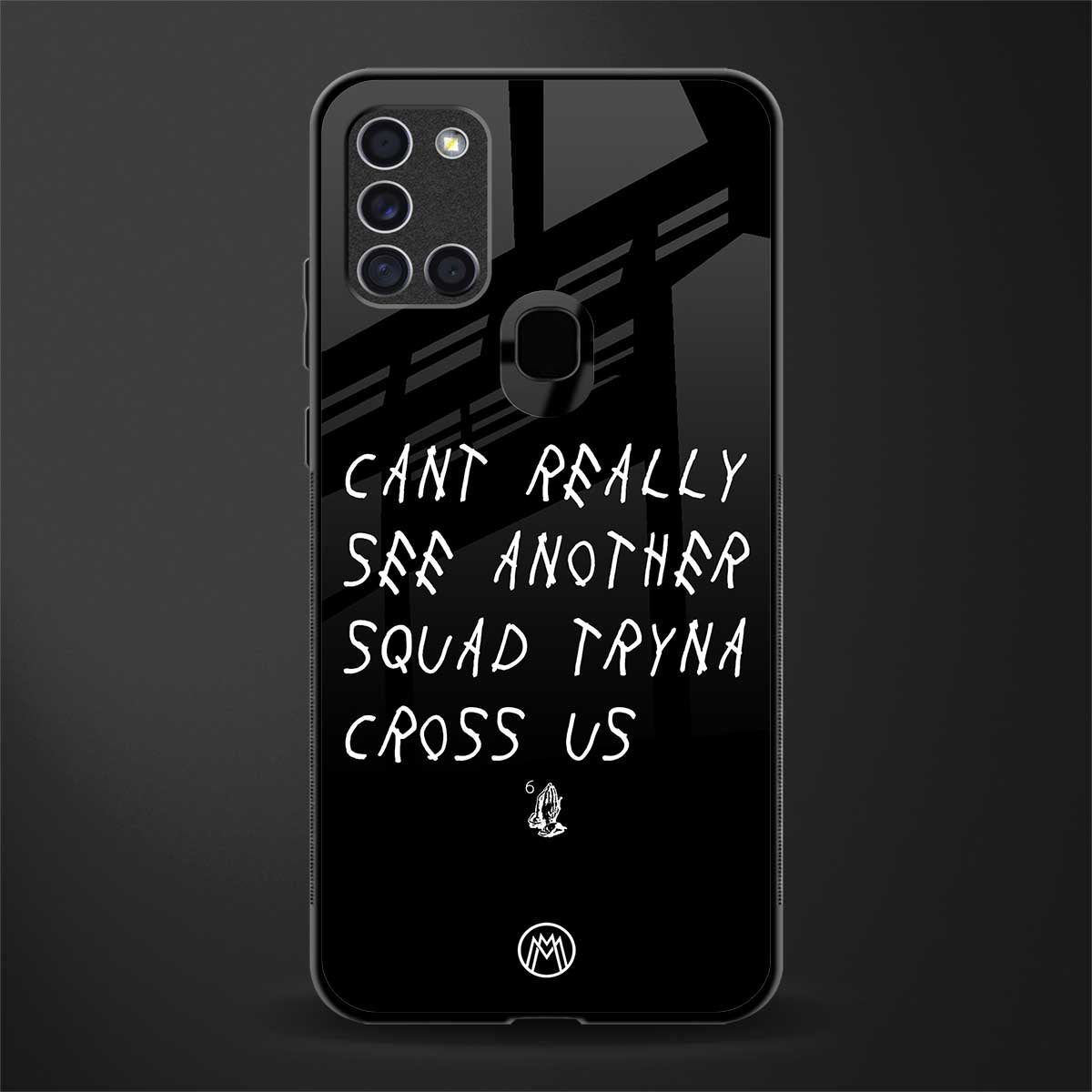 dope squad glass case for samsung galaxy a21s image