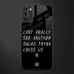 dope squad glass case for samsung galaxy note 20 image