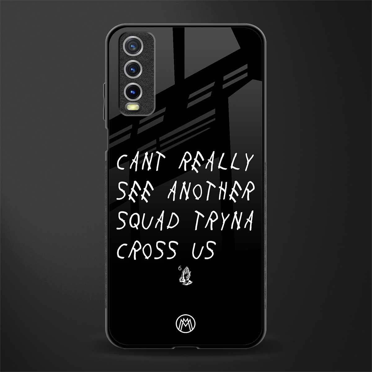 dope squad glass case for vivo y20 image