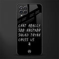 dope squad glass case for samsung galaxy a12 image