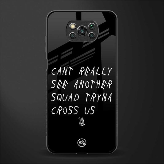 dope squad glass case for poco x3 pro image