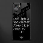 dope squad glass case for redmi note 10 image