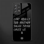 dope squad glass case for samsung galaxy a52 image