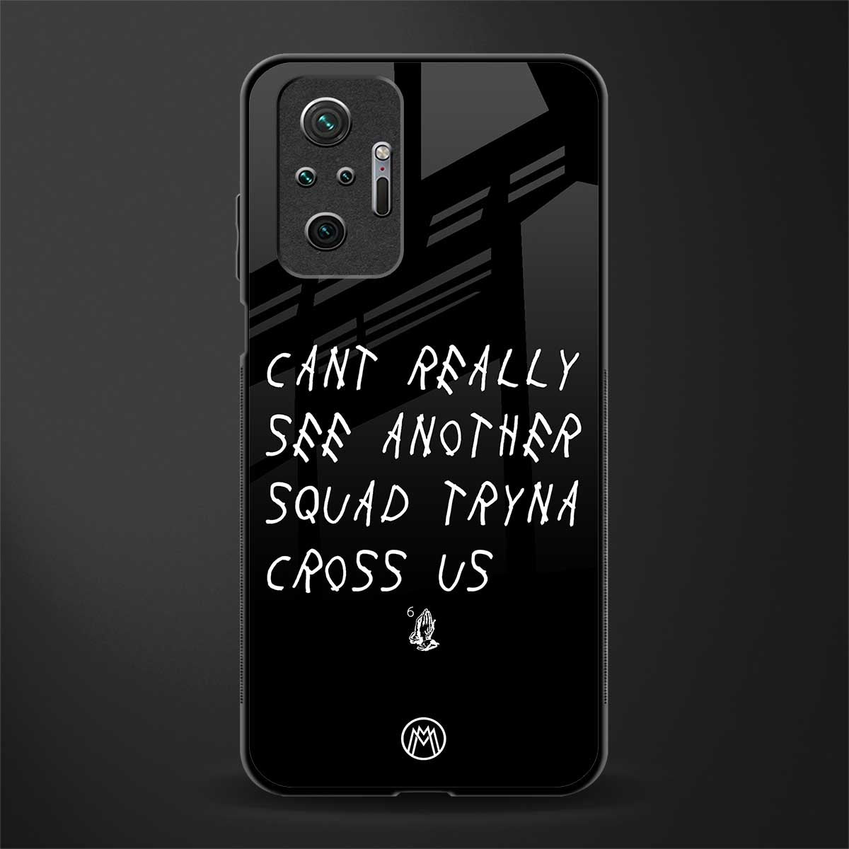 dope squad glass case for redmi note 10 pro max image