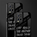 dope squad glass case for vivo y21s image-2