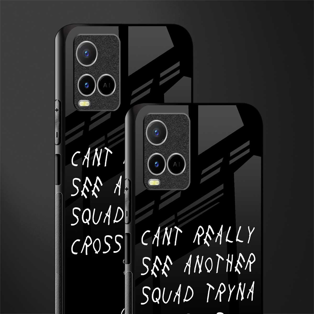 dope squad glass case for vivo y21s image-2