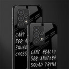 dope squad back phone cover | glass case for samsung galaxy a53 5g