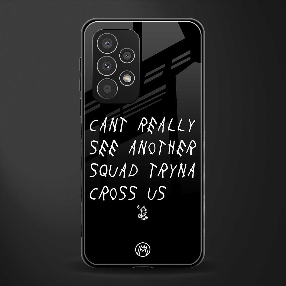 dope squad back phone cover | glass case for samsung galaxy a73 5g