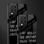 dope squad back phone cover | glass case for samsung galaxy m33 5g