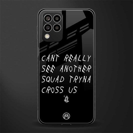 dope squad back phone cover | glass case for samsung galaxy m33 5g
