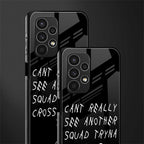 dope squad back phone cover | glass case for samsung galaxy a13 4g