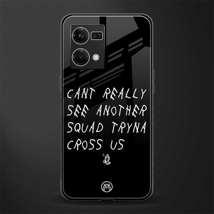 dope squad back phone cover | glass case for oppo f21 pro 4g