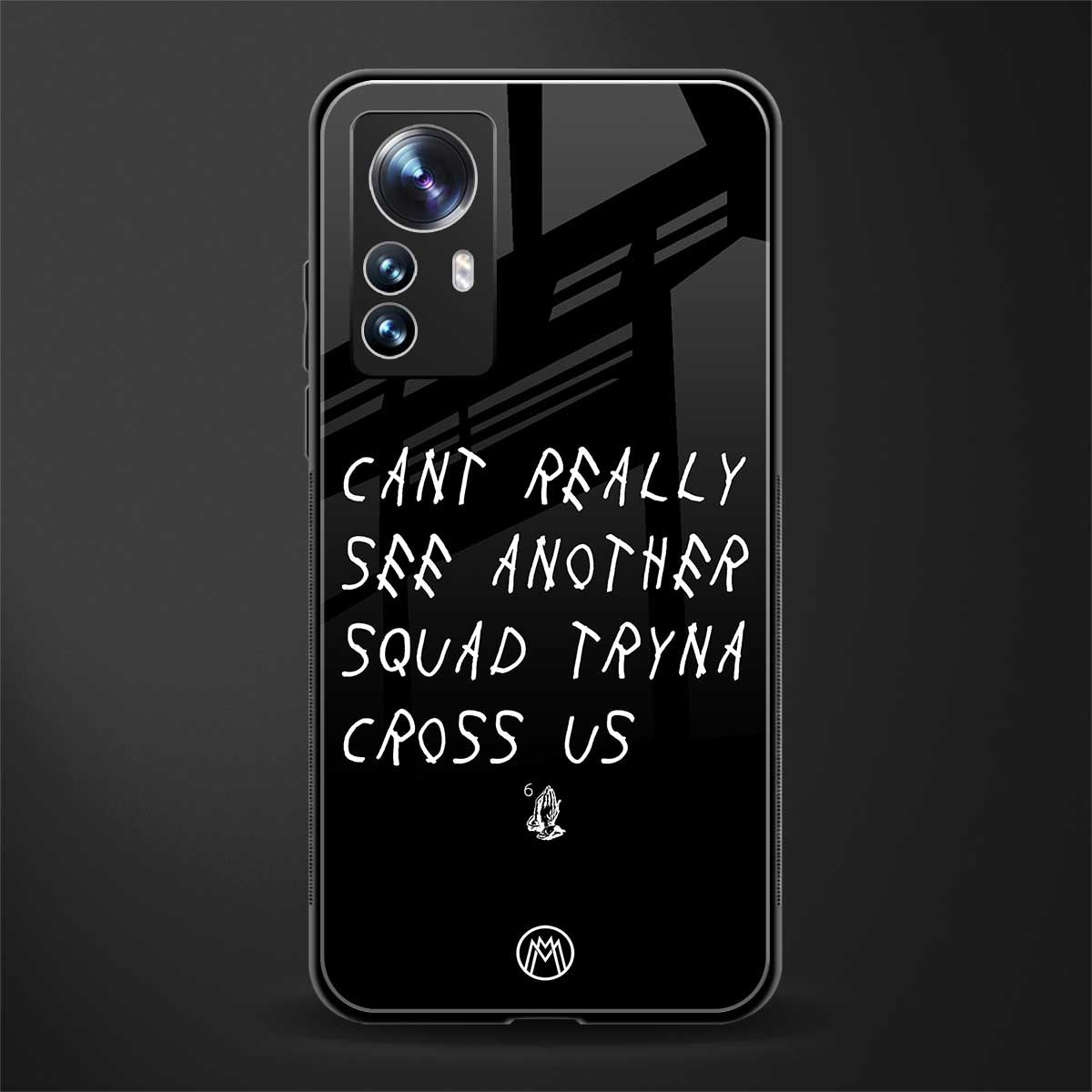 dope squad back phone cover | glass case for xiaomi 12 pro