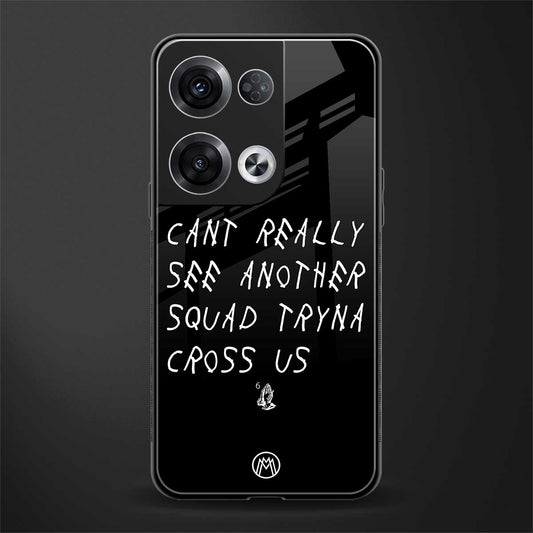 dope squad back phone cover | glass case for oppo reno 8