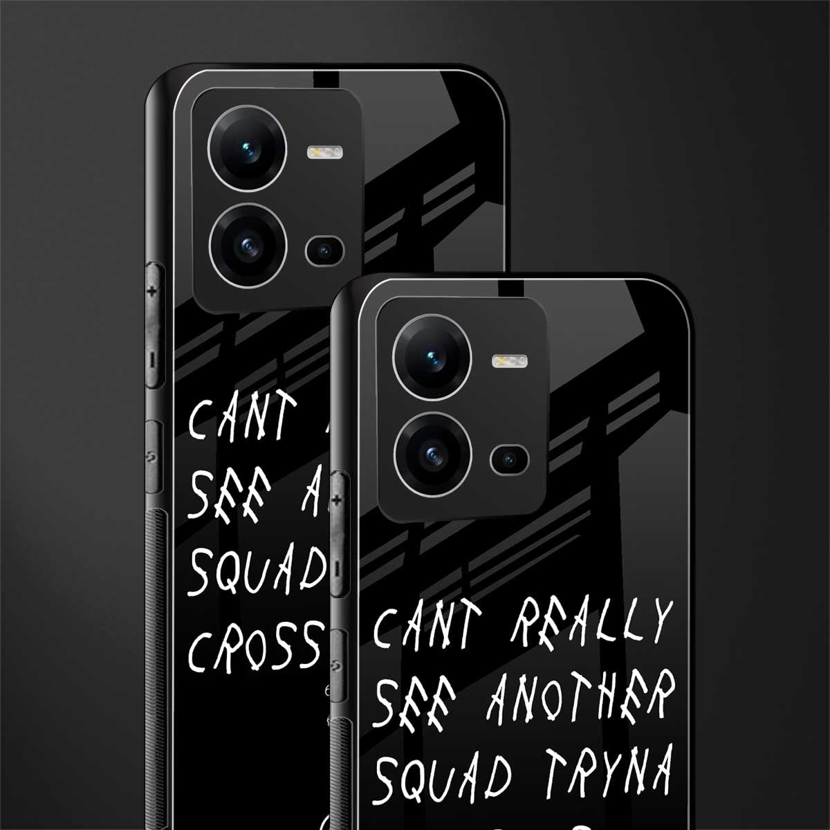 dope squad back phone cover | glass case for vivo v25-5g