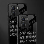 dope squad back phone cover | glass case for vivo y16