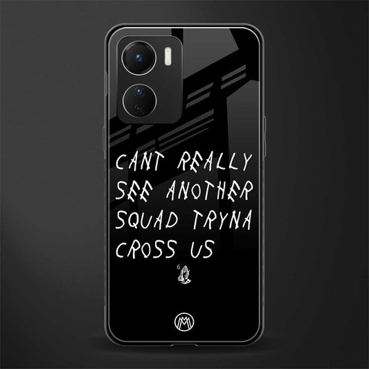 dope squad back phone cover | glass case for vivo y16