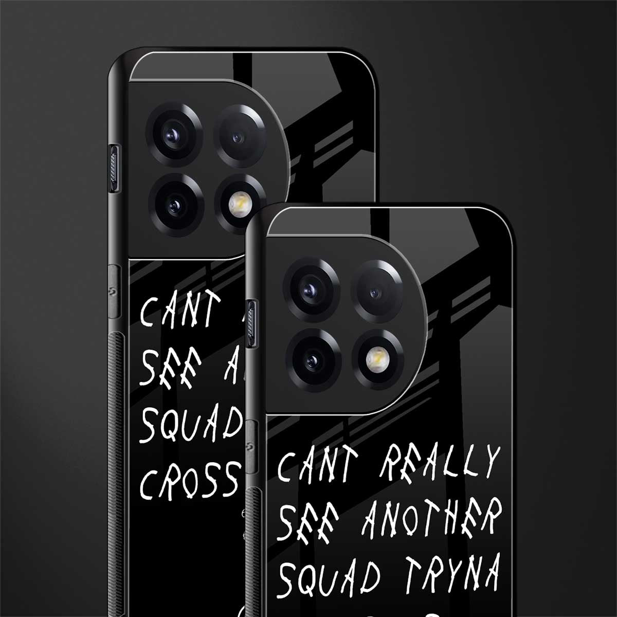 dope squad back phone cover | glass case for oneplus 11r