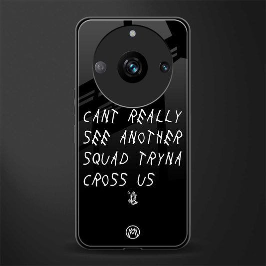 dope squad back phone cover | glass case for realme 11 pro 5g