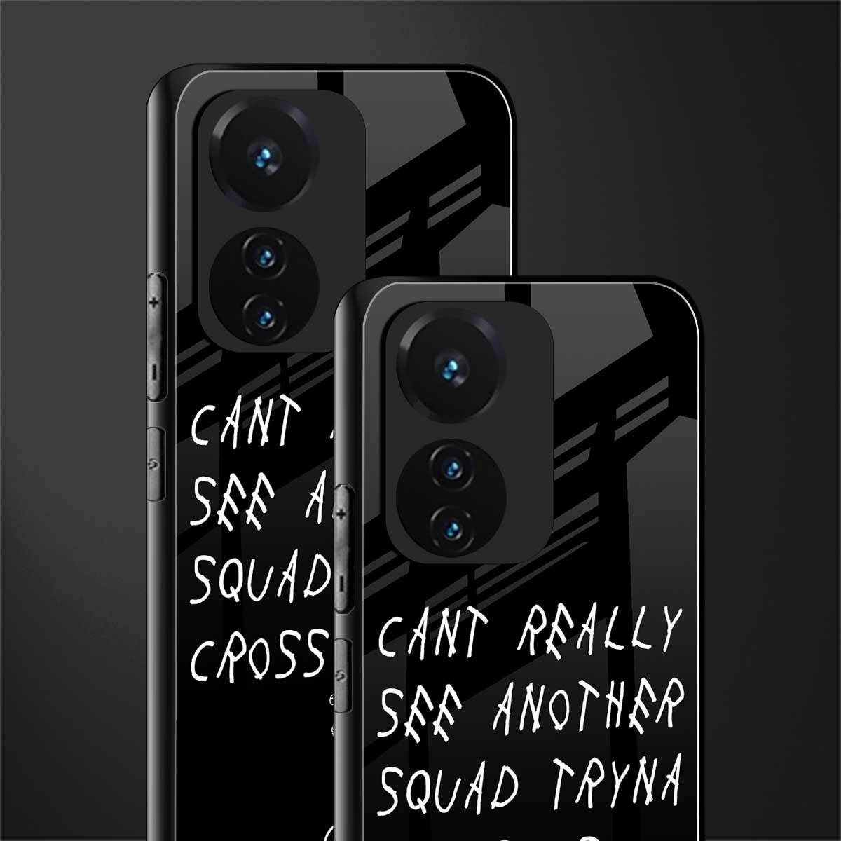 dope squad back phone cover | glass case for vivo t1 44w 4g