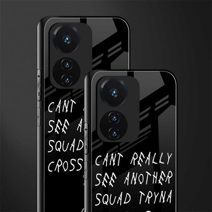 dope squad back phone cover | glass case for vivo t1 44w 4g