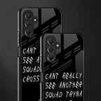 dope squad back phone cover | glass case for samsun galaxy a24 4g