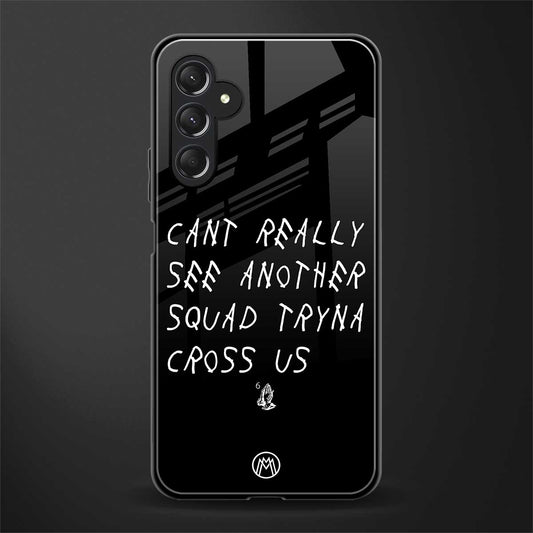 dope squad back phone cover | glass case for samsun galaxy a24 4g