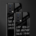 dope squad back phone cover | glass case for oppo a74 4g