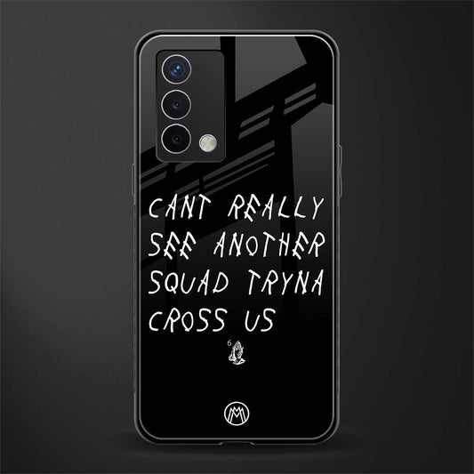 dope squad back phone cover | glass case for oppo a74 4g