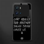dope squad back phone cover | glass case for iQOO 9 Pro