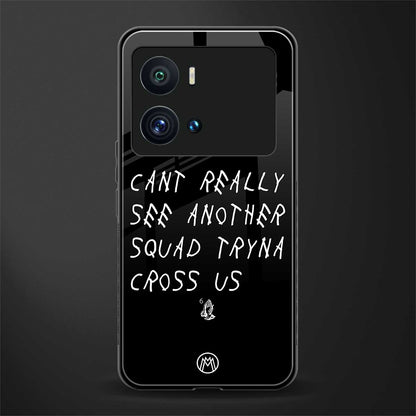 dope squad back phone cover | glass case for iQOO 9 Pro