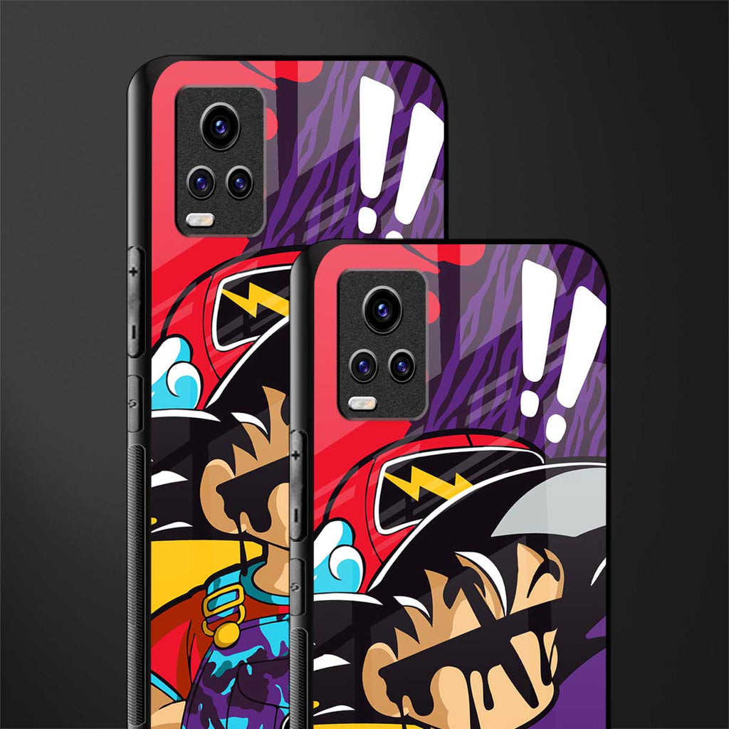 dragon ball z art back phone cover | glass case for vivo y73