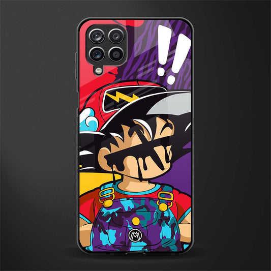 dragon ball z art back phone cover | glass case for samsung galaxy a22 4g