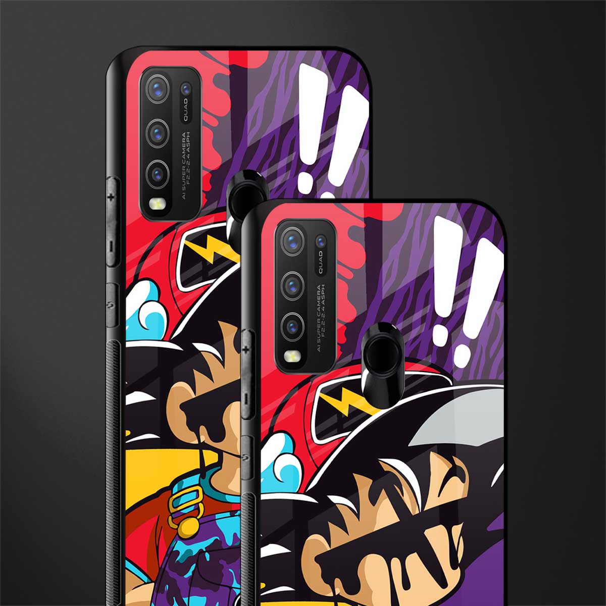 dragon ball z art phone cover for vivo y30