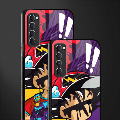 dragon ball z art phone cover for oppo reno 4 pro