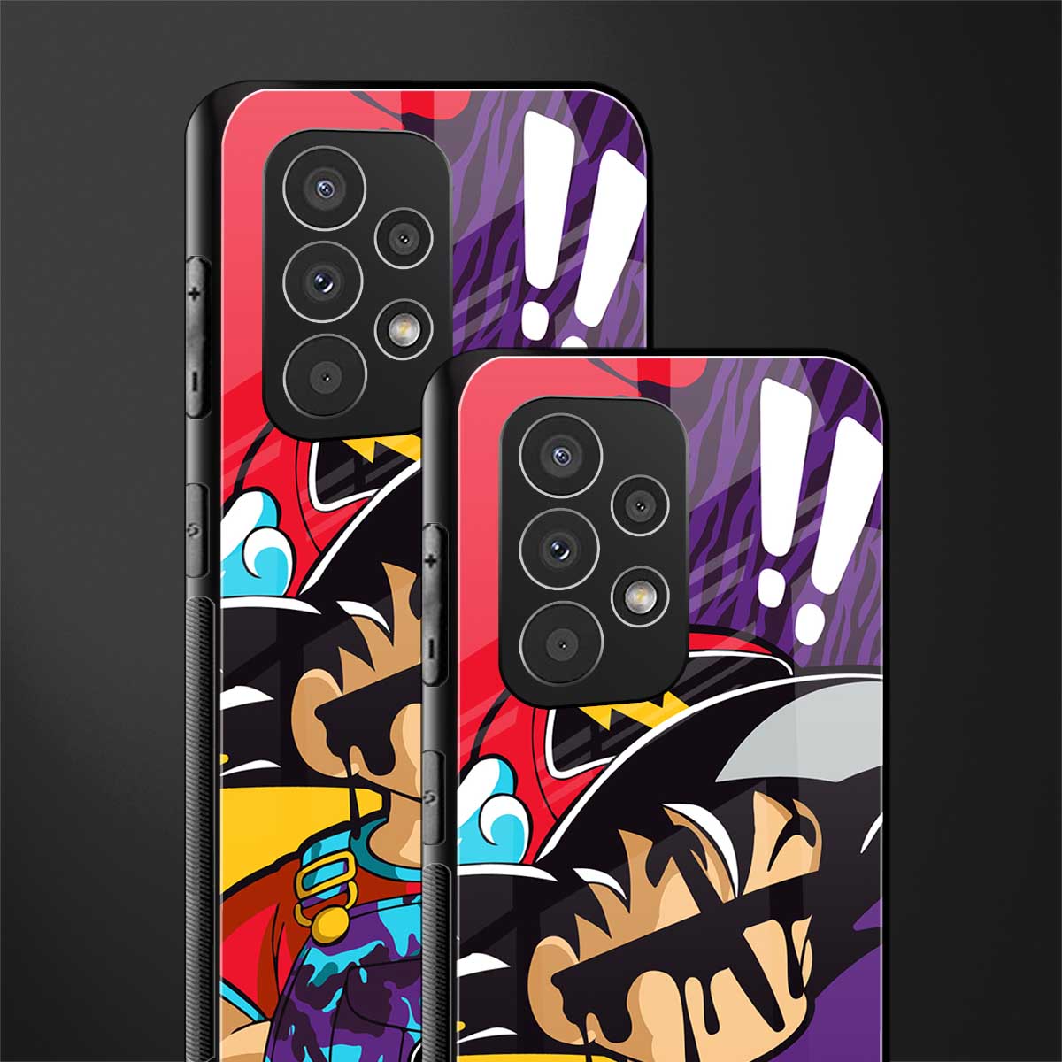 dragon ball z art back phone cover | glass case for samsung galaxy a53 5g