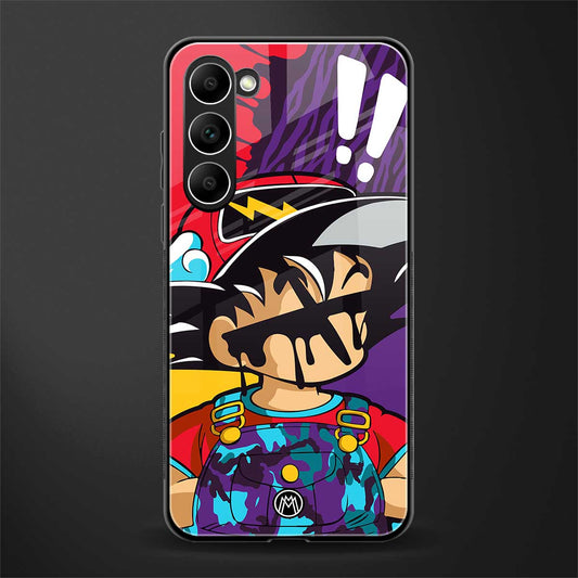 dragon ball z art glass case for phone case | glass case for samsung galaxy s23 plus