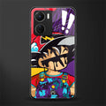 dragon ball z art back phone cover | glass case for vivo y16