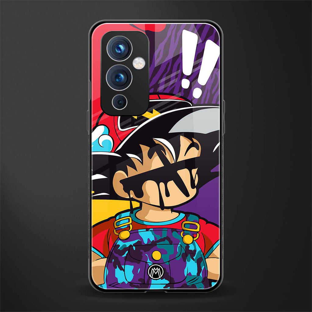 dragon ball z art back phone cover | glass case for oneplus 9