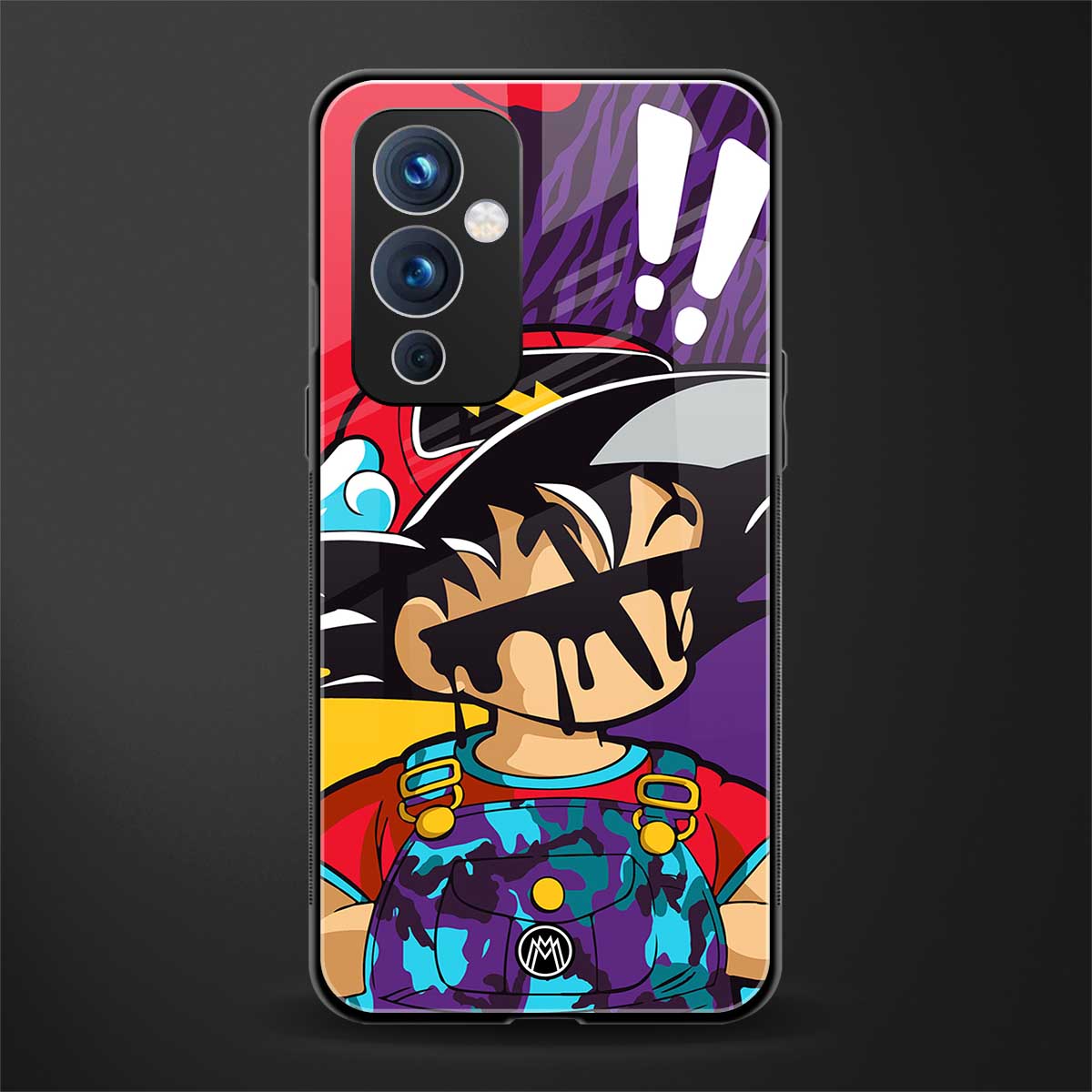 dragon ball z art back phone cover | glass case for oneplus 9