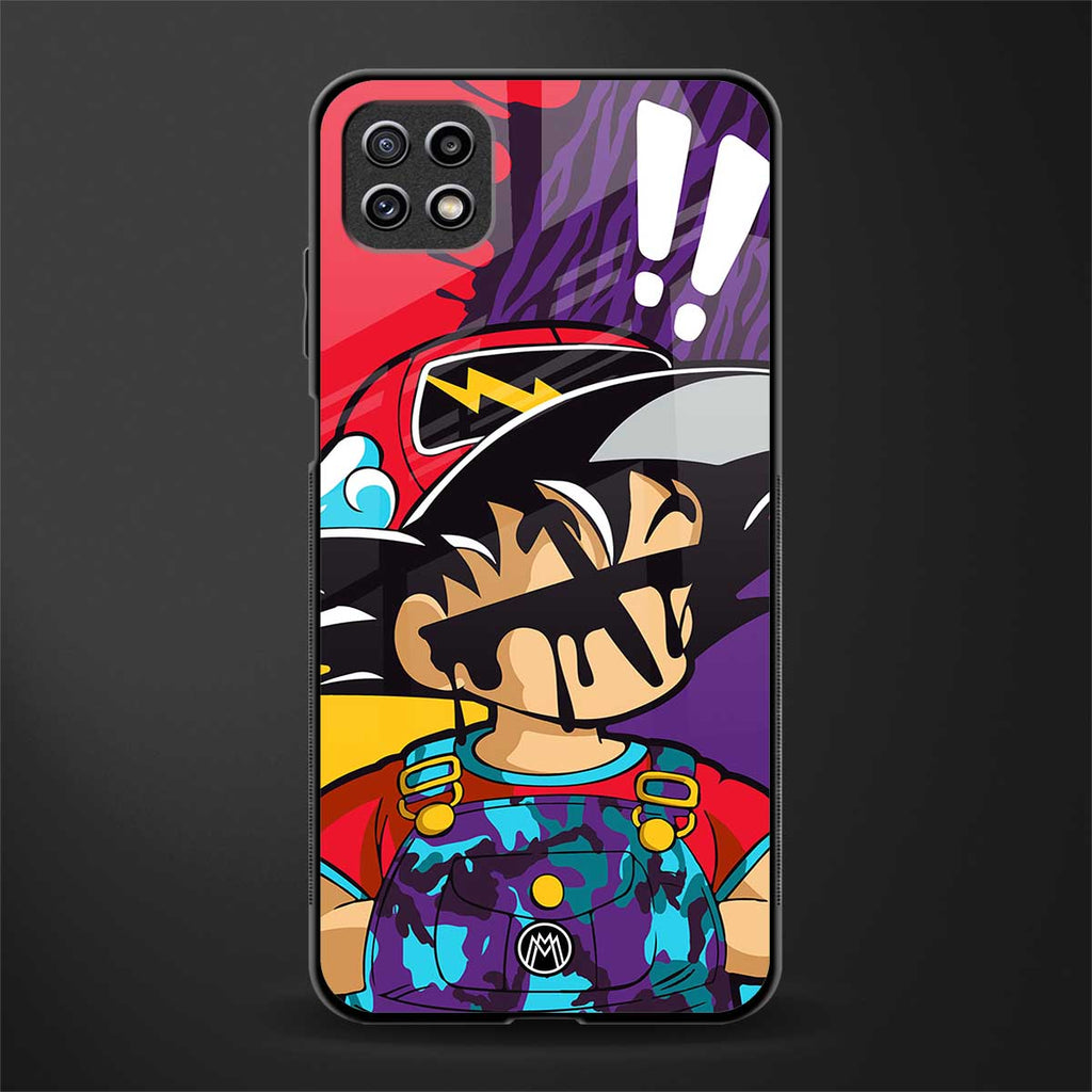 dragon ball z art back phone cover | glass case for samsung galaxy f42