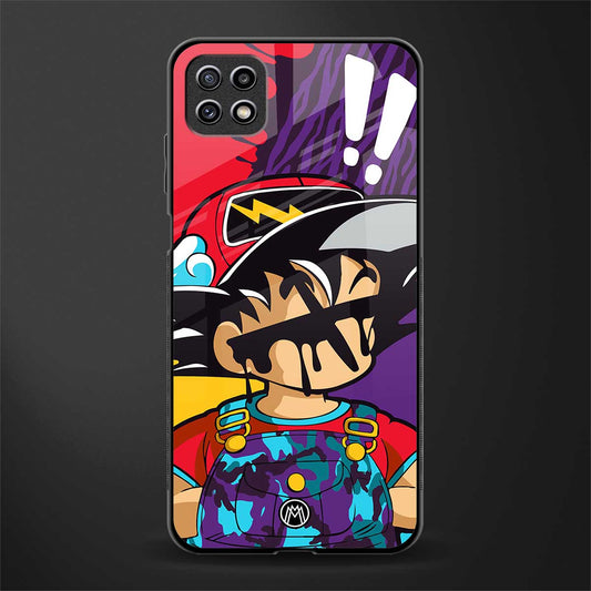dragon ball z art back phone cover | glass case for samsung galaxy f42