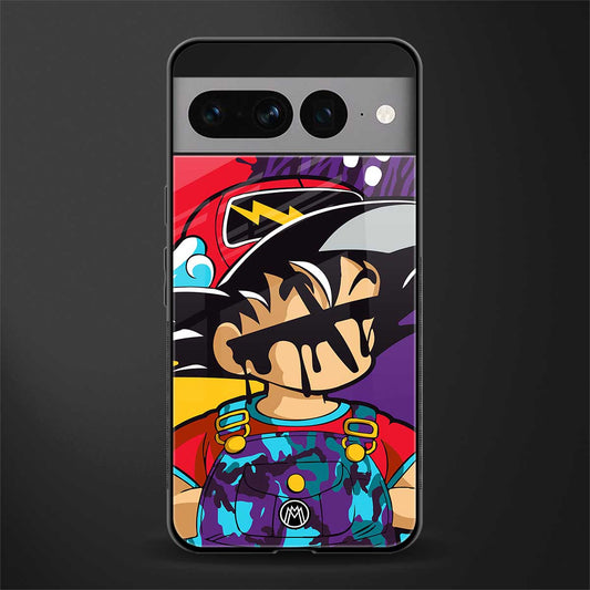 dragon ball z art back phone cover | glass case for google pixel 7 pro