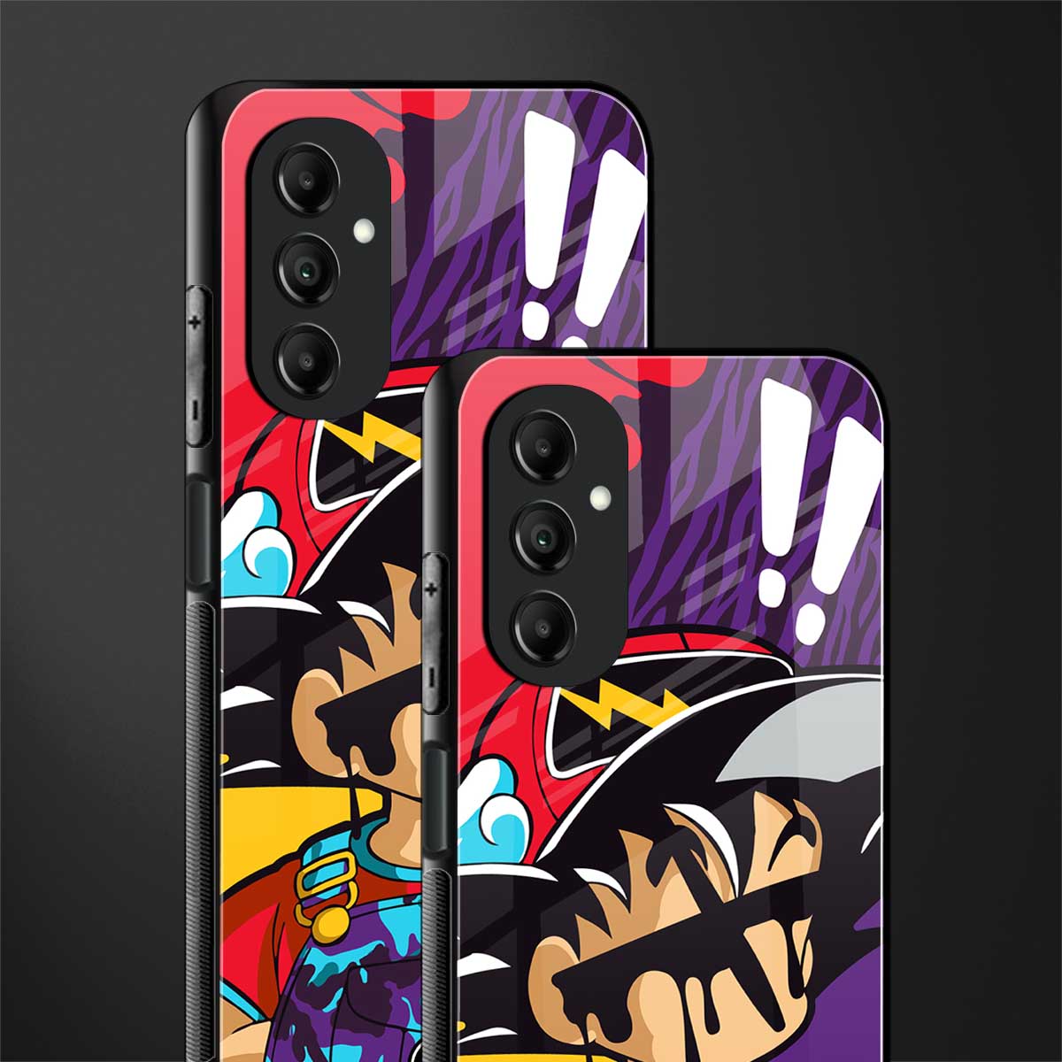 dragon ball z art back phone cover | glass case for samsung galaxy a14 5g